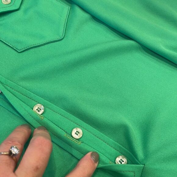 S. Howard hirsh women’s vintage dress, size small? See measurements line green. - Picture 3 of 12